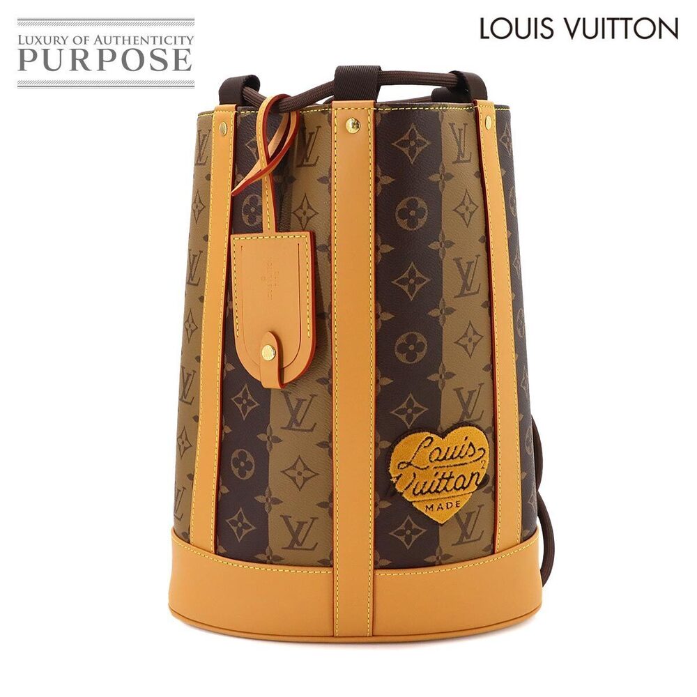 Louis Vuitton LV Squared Randonnee Crossbody Bag Monogram Canvas Leather Brown